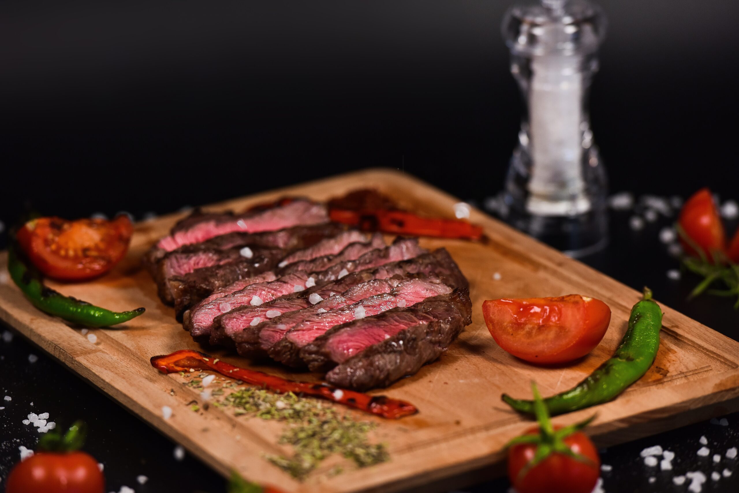 RinderSteak mit kräuterbutter